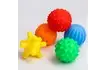 Подарочный набор сенсорных развивающих, массажных мячиков «Машинка», 5 шт., разноцветные мячики (набор)