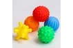 Подарочный набор сенсорных развивающих, массажных мячиков «Машинка», 5 шт., разноцветные мячики (набор)
