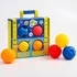 Подарочный набор сенсорных массажных развивающих мячиков «Чемоданчик», 4 шт., в упаковке (коробочка)