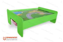 Игровой ландшафтный стол «Приоритет Кидс» (зеленый)