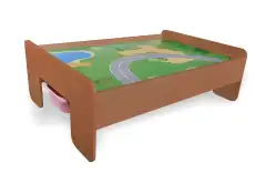 Игровой ландшафтный стол «Приоритет Кидс» (коричневый)1