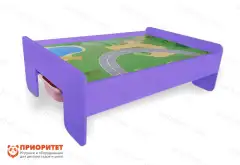 Игровой ландшафтный стол «Приоритет Кидс» (фиолетовый)1
