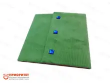Рамка Монтессори с кнопками (зеленая)1