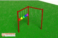 Установка для музыкальной площадки «5 колокольчиков и 3 треугольника»