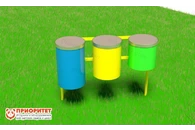 Установка для музыкальной площадки «Барабаны» (3 шт)