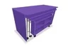 Многофункциональный детский стол с набором корзин «Поместим все» (фиолетовый), в сложенном виде