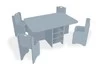 Игровой ландшафтный стол со стульями «Развитие» (серый)_1