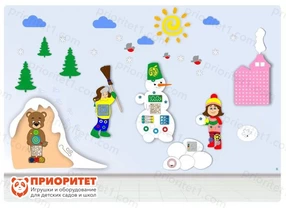 Комплексное настенное решение «Даша и Паша: Зима» Комплексное настенное решение «Даша и Паша: Зима»