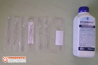 Комплект постановочных логопедических зондов, 7 шт + Аламинол