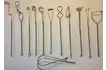 Комплект массажных зондов с ручками нормальной длины, 12 шт
