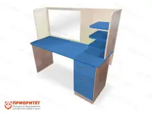 Стол логопеда с зеркалом «Лого-Комфорт» (голубой)1