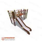 Детский игровой комплекс «Браун» со спиралью1