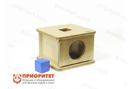 Шкафчик Монтессори с кубом