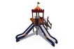 Детский игровой комплекс Башня с двумя горками_1