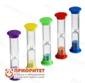 Часы песочные 3-х минутные с цветным песком (1 шт)1