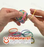 Мячик с резинками для развития мелкой моторики1