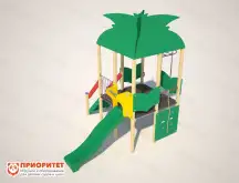 Детская площадка «Дом на дереве» (пластиковый скат)1