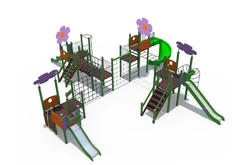 Детский уличный игровой комплекс «Цветочный город»1