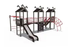 Игровое уличное оборудование «Лесная избушка»1