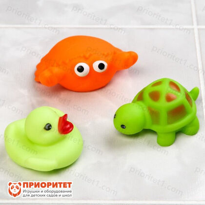 Игрушки для ванной «Животные» 3