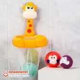 Набор игрушек для ванны «Жирафик-баскетбол»1