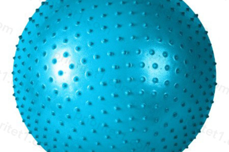 Мяч массажный гимнастический, 65 см (синий)