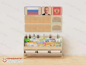 Малый уголок патриотического воспитания в группе ДОУ «Родина моя» Малый уголок патриотического воспитания в группе ДОУ «Родина моя»