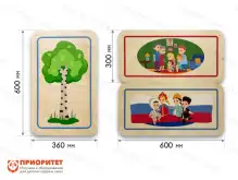 Набор стеновых панелей Символы России - Традиции1