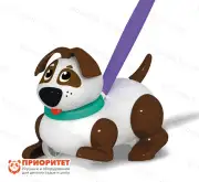Игрушка каталка с палочкой Собака, двигающиеся лапы1