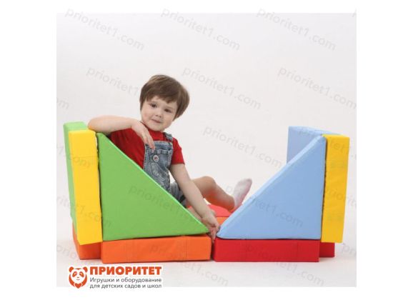 Детские мягкие модули Кроватка-домик 96х56х80