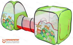 Палатка детская игровая с туннелем Волшебный сад 270х92х92 см1