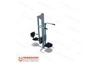 Уличный тренажер «Маятниковый и жим ногами»