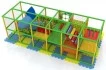 Детский игровой лабиринт «Веселый домик» (6,95х2,35х3,4м) + бассейн (2,5х1,15м)_1