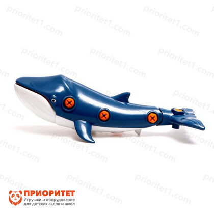 Конструктор винтовой - Синий кит, с отверткой, 18 элементов 2