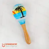 Музыкальная игрушка Маракас малый Пальмы, длина 12 см1