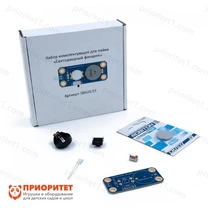 Набор деталей для пайки Светодиодный фонарик Эвольвектор Набор деталей для пайки Светодиодный фонарик Эвольвектор