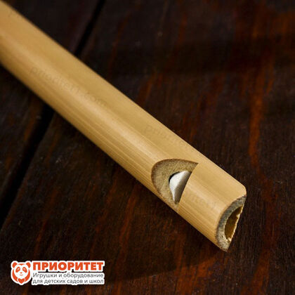 Музыкальный инструмент Свисток из бамбука 17х1,5х1,5 см 3