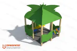 Домик для детской площадки «Джунгли»1