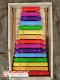 Музыкальный инструмент Ксилофон цветной, 15 нот1