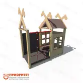 Игровой макет для детской площадки «Лесной домик»1