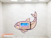 Декоративная сенсорная панель Косатка (32 дюйма)1