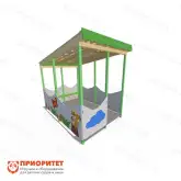 Игровой макет для детской площадки «Лужайка»1