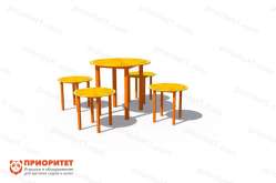 Набор из стола и стульев «Апельсин»
