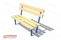 Скамья «Молочная» со спинкой