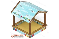 Песочница с крышей Коты