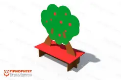 Детская скамейка «Яблоня»1
