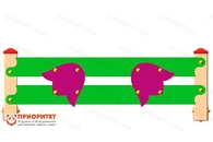 Декоративное ограждение для детского сада «Лесные колокольчики» 1450х44х458