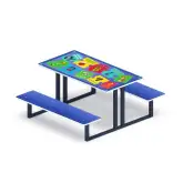 Столик овальный Арифметика1