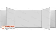 Пятиэлементная магнитная полимерная школьная доска 2400х1000 (маркерная)