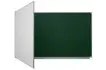 Двухэлементная (Л) магнитная полимерная школьная доска 1500х750 комбинированная (мел маркер)_1